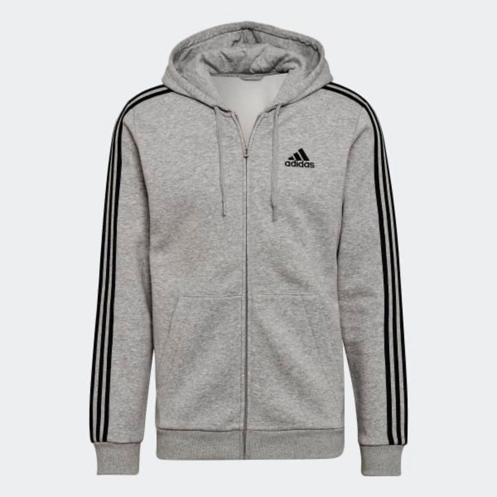 Adidas Essentials fleece 3 strips full zip hoodie